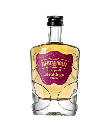Bertagnolli Grappa di Teroldego Barrique Mini / 42% vol / 0,05 Liter-Flasche Bertagnolli Grappa di Teroldego Barrique Mini / 42% vol / 0,05 Liter-Flasche von DOLOMITI ALPENFEINKOST