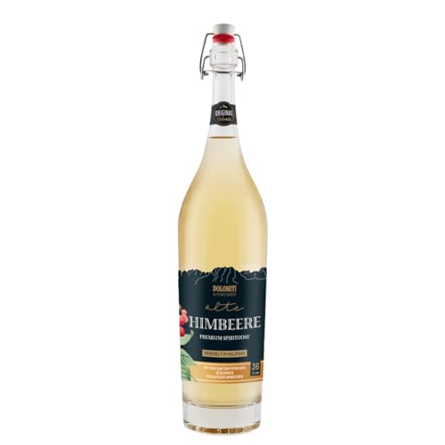 DOLOMITI Alte Himbeere aus dem Barrique-Fass, Premium Himbeer-Spirituose 36% vol., fassgereifter, fruchtiger Himbeerschnaps, 0,5 L Bügelflasche, milde & edle Spezialität aus Österreich DOLOMITI Alte Himbeere aus dem Barrique-Fass, Premium Himbeer-Spirituose 36% vol., fassgereifter, fruchtiger Himbeerschnaps, 0,5 L Bügelflasche, milde & edle Spezialität aus Österreich von DOLOMITI ALPENFEINKOST