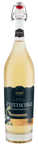 DOLOMITI Alte Zwetschke aus dem Barrique-Fass │ Zwetschken Premium Spirituose 36% vol. │ fruchtiger, angenehm milder Zwetschken-Schnaps │ 0.5 Liter in der Bügelflasche │ Original aus Österreich DOLOMITI Alte Zwetschke aus dem Barrique-Fass │ Zwetschken Premium Spirituose 36% vol. │ fruchtiger, angenehm milder Zwetschken-Schnaps │ 0.5 Liter in der Bügelflasche │ Original aus Österreich von DOLOMITI ALPENFEINKOST