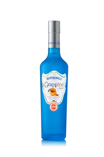 Grappino Twist Mango und Pfeffer │ von Bertagnolli │ die Innovation │Flasche 0,50 Liter - 28% Vol.- die neue Art Grappa zu trinken von DOLOMITI ALPENFEINKOST