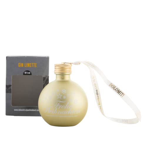 Hochwertige Glas-Christbaumkugeln GOLD gefüllt mit Gin Limette 4er Set / 4 x 0,04l / massiv mit Anhänger und Schraubdeckel/Schnaps - Weihnachtskugel/Mitbringsel fürs Weihnachtsessen Hochwertige Glas-Christbaumkugeln GOLD gefüllt mit Gin Limette 4er Set / 4 x 0,04l / massiv mit Anhänger und Schraubdeckel/Schnaps - Weihnachtskugel/Mitbringsel fürs Weihnachtsessen von DOLOMITI ALPENFEINKOST