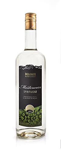 Meisterwurz 40%/ Schnaps aus Österreich/Geist/Dolomiti/Echtes aus den Bergen/erdig und naturverbunden/Geschenk für Bergfreunde, Bergliebhaber von DOLOMITI ALPENFEINKOST