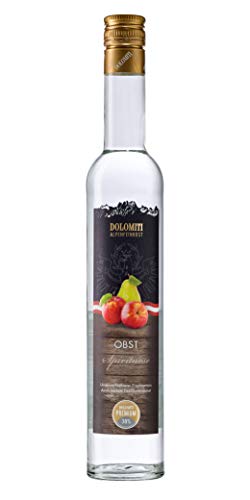 DOLOMITI Obst Spirituose │ 38% vol. │ Obstler │0.5 Liter │Echtes aus den Bergen │aus bestem Obst │ mild und aromatisch DOLOMITI Obst Spirituose │ 38% vol. │ Obstler │0.5 Liter │Echtes aus den Bergen │aus bestem Obst │ mild und aromatisch von DOLOMITI ALPENFEINKOST