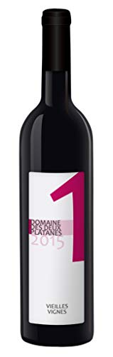 Domaine des Deux Platanes Wein - 1 2015 - Weinflasche 1 x 0,75 l - Weinqualität aus Frankreich - Rotwein - Gekeltert aus Carignan, Cinsault, Mourvèdre und Grenache - Bio von DOMAINE DES DEUX PLATANES