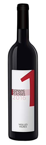 Domaine des Deux Platanes Wein - 1 2016 - Weinflasche 1 x 0,75 l - Weinqualität aus Frankreich - Rotwein - Gekeltert aus Carignan, Mourvèdre, Grenache und Syrah - Bio von DOMAINE DES DEUX PLATANES