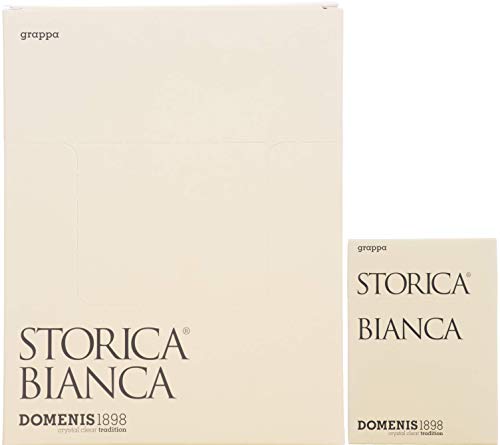 Domenis 1898 STORICA BIANCA Grappa 50% Vol. 10x10x0,005l in Geschenkbox von DOMENIS 1898
