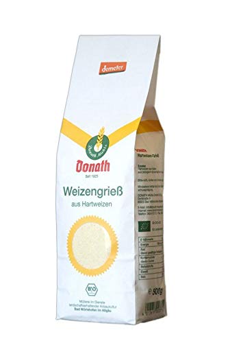 Demeter Weizengrieß aus Hartweizen, 500g von DONATH-MÜHLE