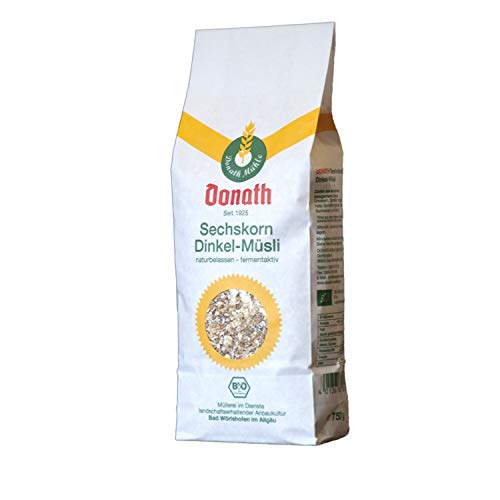 Donath Mühle Sechskorn-Dinkel-Müsli, 750g Donath Mühle Sechskorn-Dinkel-Müsli, 750g von Donath