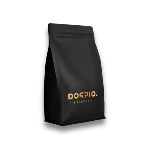 Doppio Espresso Kaffee | Arabica Mischung | Vollautomat geeignet | Ganze Bohnen | Italian Roast | Röstung Dark | Cremig | Italiano Cremoso | Espressobohnen | Intensität 4/4 von DOPPIO