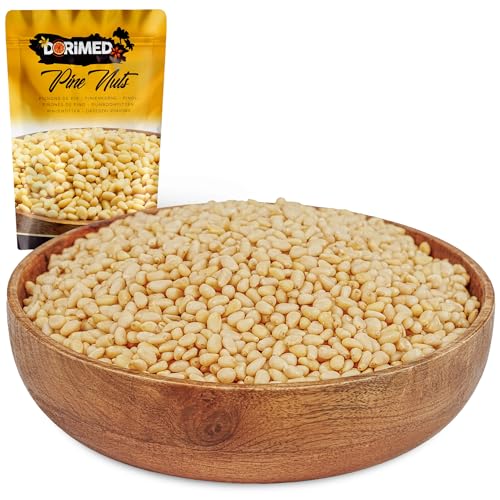 Pinienkerne 1 kg | Geschälte Pinienkerne | Rohe Pinienkerne | Trockenfrüchte 100% natürlichen Ursprungs | glutenfrei | ohne Konservierungsstoff | GMO-frei I sibirisch Pinienkerne I ideal für Rezepte Pinienkerne 1 kg | Geschälte Pinienkerne | Rohe Pinienkerne | Trockenfrüchte 100% natürlichen Ursprungs | glutenfrei | ohne Konservierungsstoff | GMO-frei I sibirisch Pinienkerne I ideal für Rezepte von DORiMED
