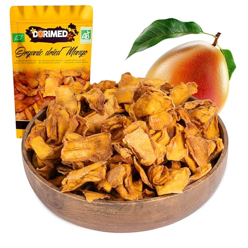 Mango getrocknet ungezuckert | 1Kg Mangostücke natürlichen Ursprungs | roh und ungeschwefelt | gesüßte Trockenfrüchte ohne Zusatzstoffe | hohe Ballaststoffe | Dorimed Mango getrocknet ungezuckert | 1Kg Mangostücke natürlichen Ursprungs | roh und ungeschwefelt | gesüßte Trockenfrüchte ohne Zusatzstoffe | hohe Ballaststoffe | Dorimed von DORiMED