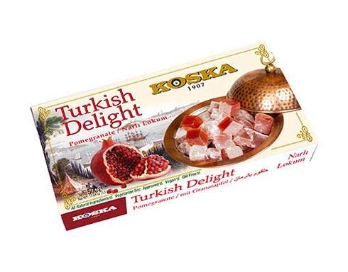 Turkish Delight, Lokum GRANATAPFEL 500g- Narli Lokum, Türkischer Honig, Türkische Süßigkeit, 500gr von DORiMED