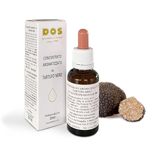DOS Tartufi - Konzentrat aus Schwarzem Trüffelaroma | Extra stark für Profis | Ideal für Hundeerziehung & Gourmetküche | Trüffelöl mit echtem Trüffel | 30ml DOS Tartufi - Konzentrat aus Schwarzem Trüffelaroma | Extra stark für Profis | Ideal für Hundeerziehung & Gourmetküche | Trüffelöl mit echtem Trüffel | 30ml von DOS Tartufi