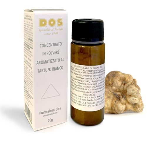 Konzentrat in Pulverform mit weißem Trüffel, 30 g, extra stark für den professionellen Gebrauch, Konzentrat mit Trüffel. D.O.S. Specialità al Tartufo since 1940 Konzentrat in Pulverform mit weißem Trüffel, 30 g, extra stark für den professionellen Gebrauch, Konzentrat mit Trüffel. D.O.S. Specialità al Tartufo since 1940 von DOS Tartufi