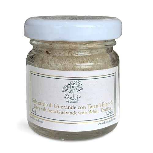 Trüffel Salz/Guérande marine grau Salz mit weißen Trüffeln 30g Trüffel Salz/Guérande marine grau Salz mit weißen Trüffeln 30g von DOS Tartufi
