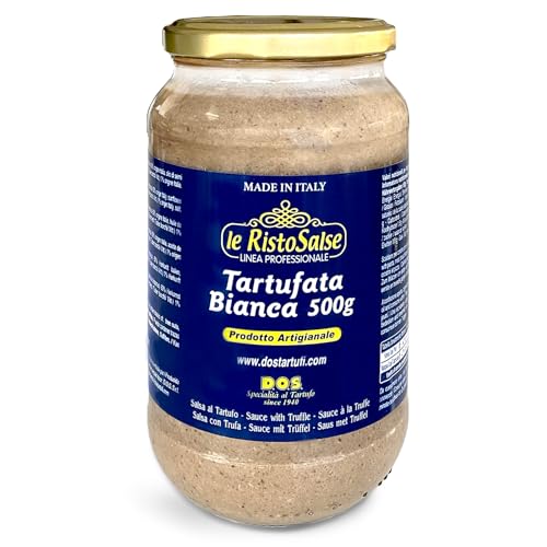 DOS Tartufi - Weiße Trüffelsauce 500g | Italienisches Artisan Produkt | Delikatesse für Feinschmecker | Verwendet in Restaurants | Ideal für Omelettes, Pasta, Risotto DOS Tartufi - Weiße Trüffelsauce 500g | Italienisches Artisan Produkt | Delikatesse für Feinschmecker | Verwendet in Restaurants | Ideal für Omelettes, Pasta, Risotto von DOS Tartufi