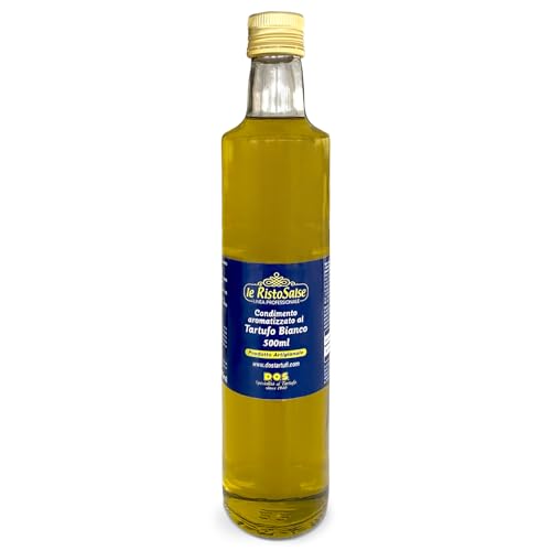 Weißes Trüffelöl 500ml - Natives Olivenöl extra mit Trüffel aromatisiert von DOS Tartufi