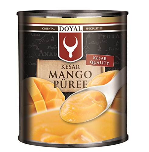 6er-PAck ~ DOYAL Mango Püree KESAR [6x 850g] pürierte Mango Kesar Quality von DOYAL