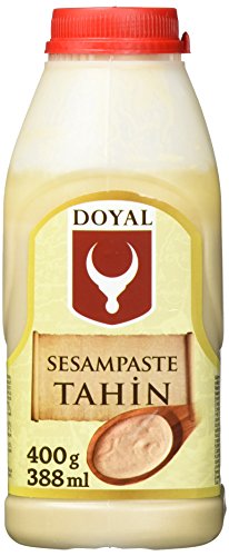 DOYAL Sesampaste (Tahin) – Aromatische, typisch arabische bzw. orientalische Spezialität – 4 x 400 g (388 ml) von DOYAL