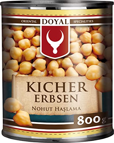 Doyal Kichererbsen, in Lake vorgekocht, 12er Pack (12 x 800 g) von DOYAL