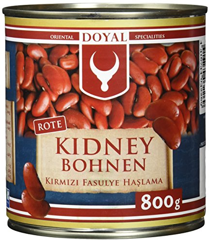 Doyal Rote Kidney-Bohnen, in Lake vorgekocht, 12er Pack (12 x 800 g) von DOYAL