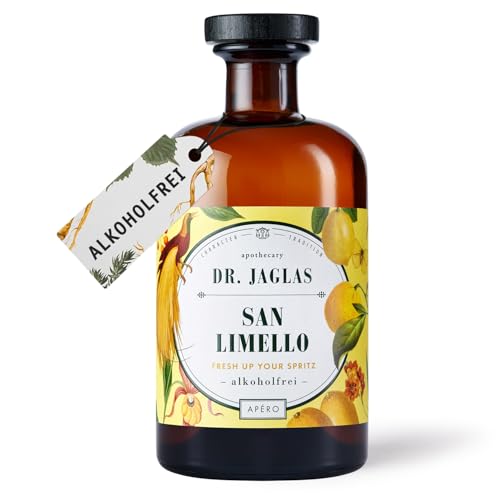 Dr. Jaglas San Limello - Zitronenlikör Limoncello alkoholfrei 0,0 – alkoholfreier Aperitif aus Berlin ideal für Drinks & alkoholfreie Cocktails & Spirituosen - 500ml Flasche Dr. Jaglas San Limello - Zitronenlikör Limoncello alkoholfrei 0,0 – alkoholfreier Aperitif aus Berlin ideal für Drinks & alkoholfreie Cocktails & Spirituosen - 500ml Flasche von DR. JAGLAS