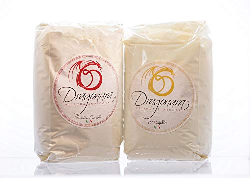 DRAGONARA - BIO-Mehl aus Hartweizengrieß Saragolla - 1Kg Sack von DRAGONARA