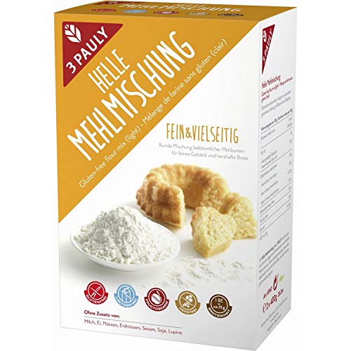 Helle Mehlmischung 2x400g glutenfrei (0.8 Kg) von DREI PAULY