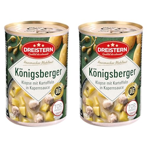 Dreistern Königsberger Klopse mit Kartoffeln, 400 g (Packung mit 2) von DREISTERN