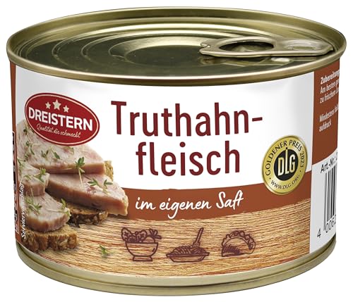 Dreistern Truthahnfleisch, 400 g von DREISTERN