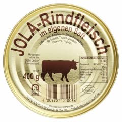 Jola-Rindfleisch im eigenen Saft mit Schweineschwarten 6x 400gr Dose von DREISTERN