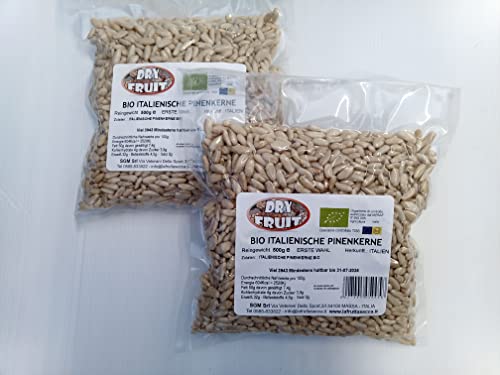 1 KG. BIO ITALIENISCHE PINIENKERNE. Erste Wahl NATÜRLICH, roh. 2 Packungen à 500g vakuumverpackt 1 KG. BIO ITALIENISCHE PINIENKERNE. Erste Wahl NATÜRLICH, roh. 2 Packungen à 500g vakuumverpackt von DRYFRUIT