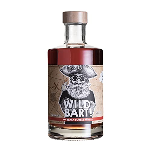 Tiptop Home Wildbart! Rum - Rum aus dem Schwarzwald - Der wahre Rum Badens - 41% Vol. (1 x 0.5 l) von Weissbart