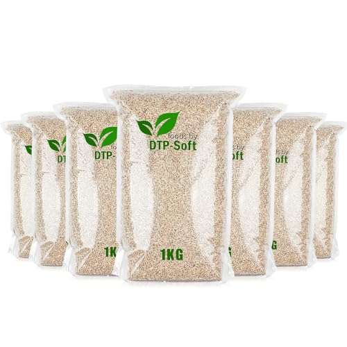 DTP-SOFT 7kg geschälte Sonnenblumenkerne ungesalzen für den Menschlichen Verzehr, Lebensmittelqualität Premium Qualität 7x 1000g | DOYPACK (7 x 1kg) von DTP-SOFT