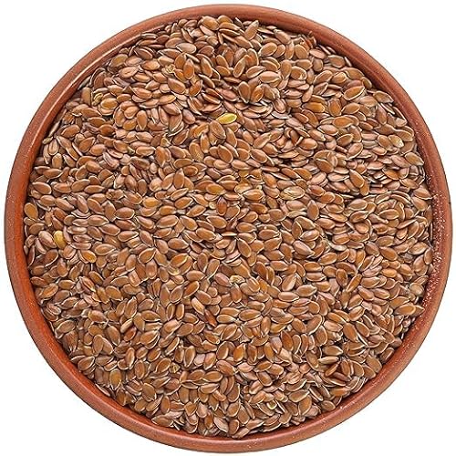 Leinsamen Braun ganz Leinsaat Naturbelassen Vegan Naturkost (3KG) von DTP-SOFT