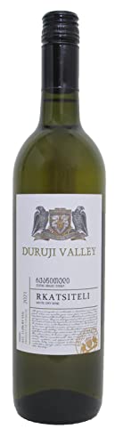 Georgischer Wein RKATSITELI DV(Flasche mit Drehverschluss), weiß, trocken, 0,75L, Region Kakhetien, Georgien von DURUJI VALLEY