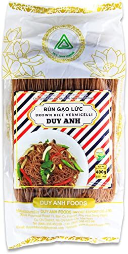 [ 400g ] DUY ANH FOODS Braune Reis Vermicelli / Reisnudeln / Brown Rice Vermicelli / Rice Noodles / Bun Gao Luc von DUY ANH FOODS