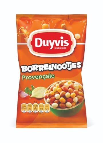 Duyvis Borrelnootjes Provencale 20x 45g Erdnüße im Teigmantel Holländische Nüße 20x Borrelnotjes Provencale 45g von DUYVIS