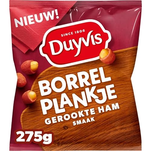 Duyvis Borrelplankje Gerookte Ham Erdnüsse im Teigmantel Geräucherter Schinken Flavour 275g von DUYVIS