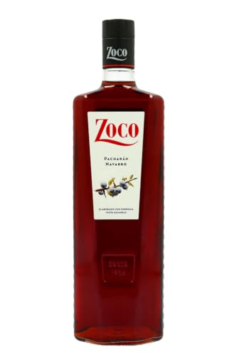 DZ Licores Pacharán Navarro Zoco, Likör aus wilden Schlehen Früchte (1 x 1 l) von Zoco