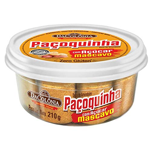 Paçoca Rolha com Açucar Mascavo DACOLONIA - Erdnussriegel mit braunem Zucker aus Brasilien, Pack 210g Paçoca Rolha com Açucar Mascavo DACOLONIA - Erdnussriegel mit braunem Zucker aus Brasilien, Pack 210g von Dacolônia
