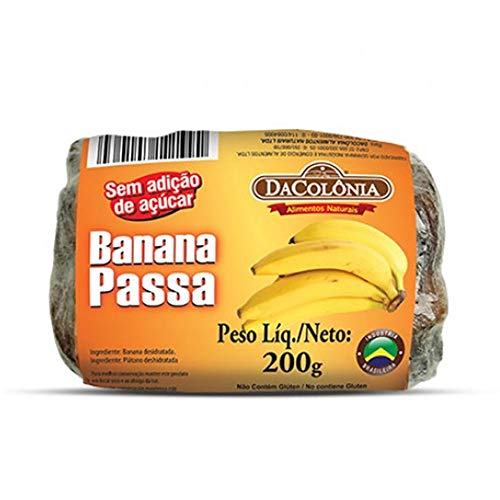 Traditionelle brasilianische Süßigkeit aus kristallisierte Bananen, Pack 200g - Banana Passa DACOLONIA 200g von Dacolônia