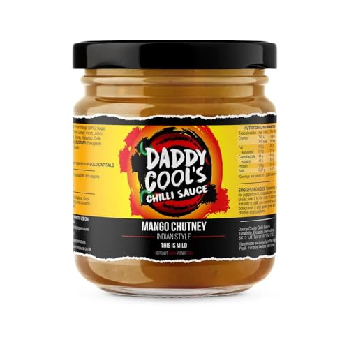 Milde Mango-Chutney-Daddy Cool's Chilisauce nach indischer Art Milde Mango-Chutney-Daddy Cool's Chilisauce nach indischer Art von Daddy Cool's