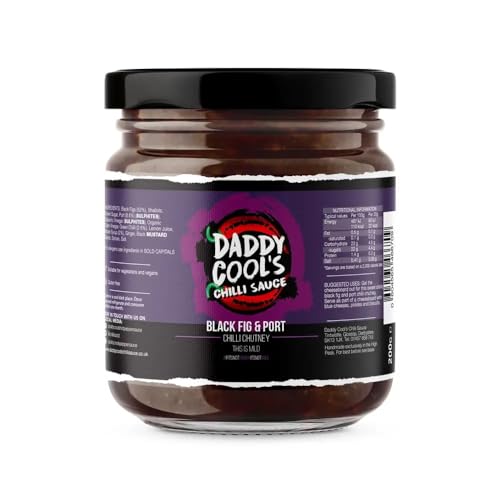 Schwarzer Knoblauch & Feige mit Port-Chutney Daddy Cool's Chilisauce Schwarzer Knoblauch & Feige mit Port-Chutney Daddy Cool's Chilisauce von Daddy Cool's