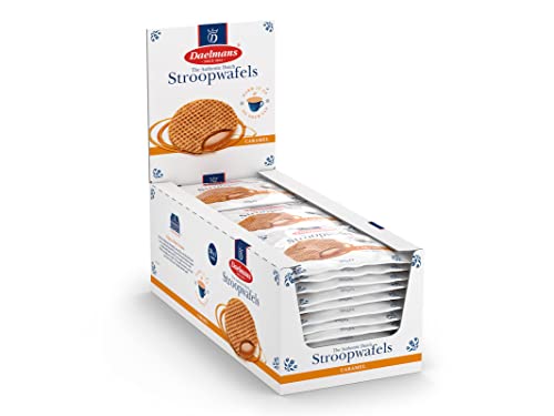 Daelmans Stroopwafels - Karamell Stroopwafels - 36 x 39 gram - Authentische Holländische Karamell Waffeln - Karamell Waffeln von Daelmans