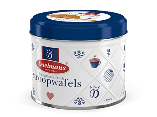 Daelmans Stroopwafels - Karamell Waffeln in Daelmans Dose - Vorteilspackung: 9 Dosen (330 g pro Dose) - Authentische Holländische Karamell Waffel - Stroopwaffeln von Daelmans