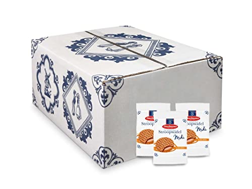 Daelmans Stroopwafels - Midi Stroopwafels - 150 Stück - Authentische Holländische Karamell Waffeln - Karamell Waffeln von Daelmans