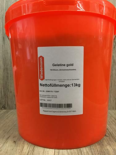 Aspik gold 13 Kg Eimer, Gelatine, 160 Bloom, 1A Spitzenqualität von Dagema eG