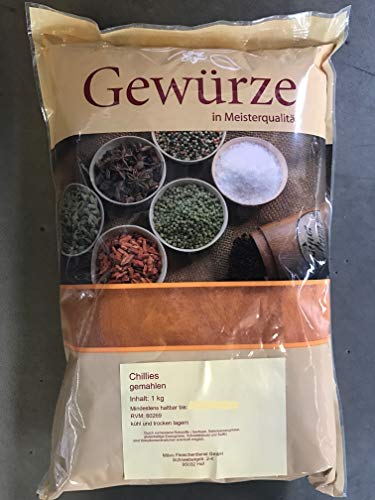 Chilli gemahlen 1 Kg Beutel, Premiumqualität von Dagema eG