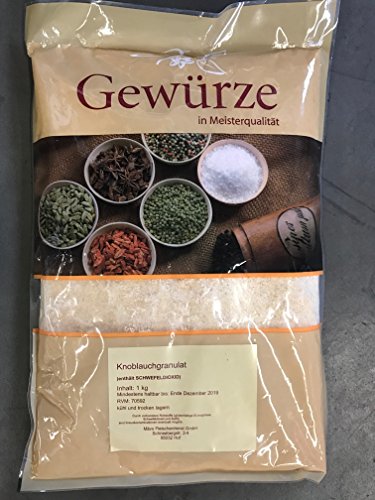 Knoblauchgranulat hell 1 Kg Beutel Premiumqualität von Dagema eG